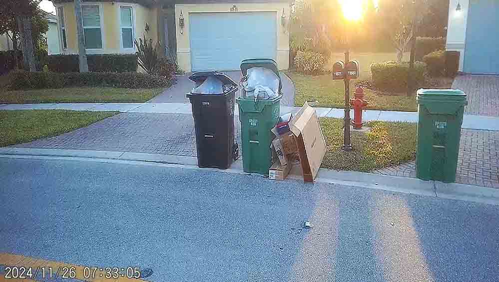 TownPark Overflowing Trash